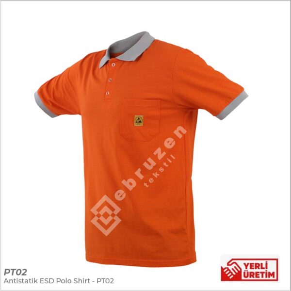 antistatik esd polo shirt - pt02