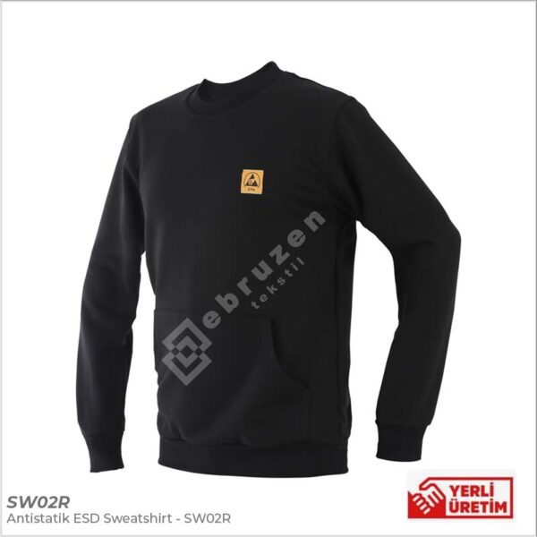 antistatik esd sweatshirt - sw02r