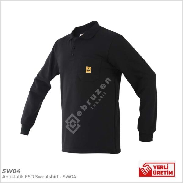 antistatik esd sweatshirt - sw04