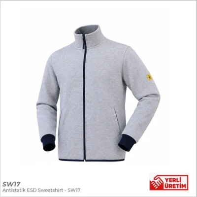 antistatik esd sweatshirt
